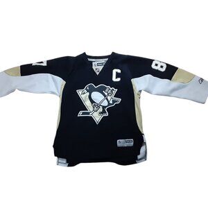 NHL Reebok Jersey #87 Sidney Crosby Youth L/XL Pittsburgh Penguins